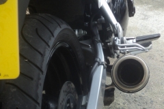 Suzuki GSF 1200 Bandit <p>A16 Moto GP Carbon Exhaust with Titanium Type Slashcut Outlet</p><br />