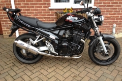 Suzuki GSF 1200 Bandit A16 Road Legal Stainless Exhaust with Traditional Spout