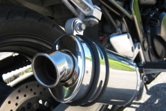 Yamaha Fazer 600 1998-2004<p>A16 Stubby Stainless Exhaust with Polished Traditional Spout</p><br/>