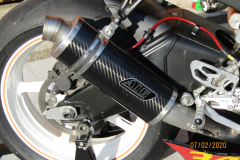 Yamaha YZF R6 2006-2016<p>A16 Carbon Race Exhaust with Titanium Type Flat Bead Spout to fit an Arata Race System</p><p></p><br />