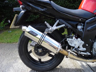 Hyosung GT650<p>A16 Road Legal Stainless Exhaust with Traditional Spout</p><br>