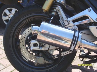 Yamaha XJR 1200 All Years, XJR 1300 upto 2003 <p>A16 Stubby Stainless Exhausts with Traditional Spouts</p><br /><br />