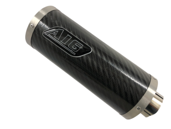 A16 Moto GP Carbon Exhaust with Flat Outlet