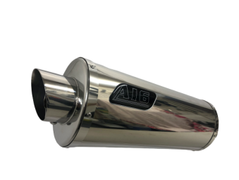 A16 Road Legal Stainless Exhaust with Polished Slashcut Outlet