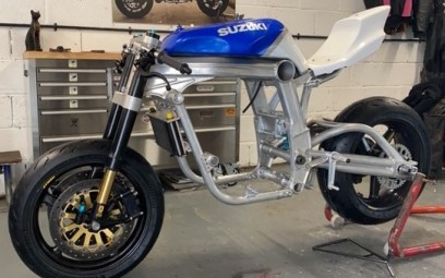 A16 Flat Track Guy Martin Seat - Fitted to Martek Rolling Chasis
