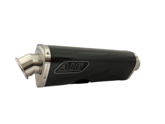 A16 Carbon Tri-Oval Race Exhaust with Traditional Spout