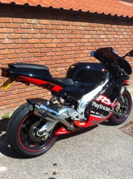 Aprilia RSV 1000 Mille 1998-2004<p>A16 Stubby Stainless Exhaust with Slashcut Outlet</p><br /><br />