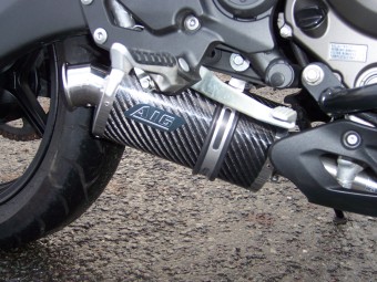 Kawasaki ER6 650 Versy S N 2006-2008<p>A16 Stubby Carbon Exhaust with Polished Traditional Spout</p><br>