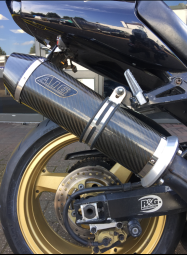 Kawasaki ZX12R 1999-2005<p>A16 Road Legal Carbon Exhaust with Carbon Cap Outlet</p><br />
