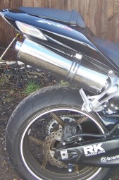 Kawasaki ZX10R 2006-2007<p>A16 Road Legal Stainless Exhausts with Bespoke Customer Specific Slashcut Outlets</p><br>