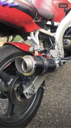 Kawasaki ZX6R G J 1998-2001<p>A16 Moto GP Carbon Exhaust with Titanium Type Slashcut Outlet</p><br />