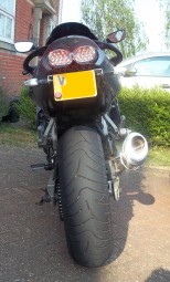 Kawasaki ZX6R G J 1998-2001<p>A16 Stubby Stainless Exhaust with Polished Slashcut Outlet</p><br />