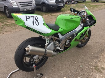 Kawasaki ZX7R 1996-2003 <p>A16 Race Plain Titanium Exhaust with Titanium Type Traditional Spout</p><br />