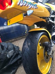 Kawasaki ZX6R 1998-2002<p>A16 Rear Hugger in Yellow</p>