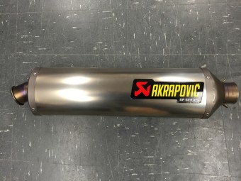 Refurbished Titanium Akrapovic Exhaust