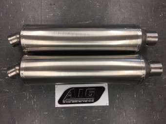 Pair of Refurbished Titanium Arrow Exhausts