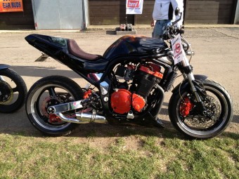 Suzuki GSF 1200 Bandit <p>A16 Moto GP Stainless Exhaust with Polished Slashcut Outlet</p><br />