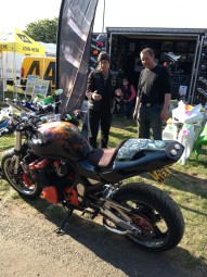 Suzuki GSF 1200 Bandit <p>A16 Moto GP Stainless Exhaust with Polished Slashcut Outlet</p><br />