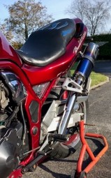 Suzuki GSF 1200 Bandit<p>A16 Twin High Level Exhausts</p><p>A16 Road Legal Coloured Titanium with Traditional Spouts</p><br />