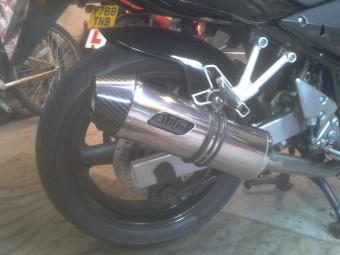 Suzuki GSF 600 Bandit<p>A16 Road Legal Stainless Exhaust with Carbon Cap Outlet</p><br/>