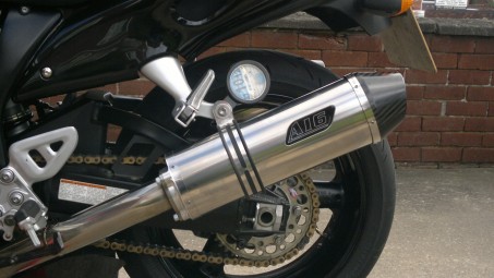 Suzuki GSX1300 Hayabusa 1999-2007<p>A16 Road Legal Stainless Exhaust with Carbon Cap Outlet</p><br/>