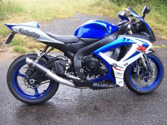 Suzuki GSXR 600 750 2006-2007 K6 K7 <p>A16 Moto GP Carbon Exhaust with Titanium Type Outlet on Big Bore Titanium Type Pipework</p><br>