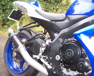 Suzuki GSXR 600 750 2006-2007 K6 K7 <p>A16 Moto GP Carbon Exhaust with Titanium Type Outlet on Big Bore Titanium Type Pipework</p><br>