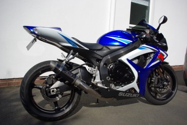 Suzuki GSXR 600 750 2006-2007 K6 K7 <p>A16 Moto GP Carbon Exhaust with Titanium Type Outlet on Big Bore Titanium Type Pipework</p><br>