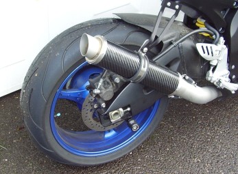 Suzuki GSXR 600 750 2006-2007 K6 K7 <p>A16 Moto GP Carbon Exhaust with Titanium Type Outlet on Big Bore Titanium Type Pipework</p><br>