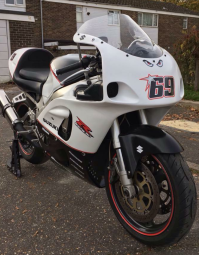 Suzuki GSXR SRAD 1996-1999<p>A16 Stainless Race Exhaust with Traditional Spout, also A16 Race Bodywork</p><br/>