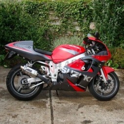 Suzuki GSXR SRAD 1996-1999<p>A16 Stubby Carbon Exhaust with Polished Slashcut Outlet</p><br/>