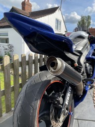 Yamaha YZF R6 2006-2016<p>A16 Carbon Moto GP Exhaust with Titanium Type Slashcut Outlet on A16 BIG BORE Pipework</p><p></p><br />