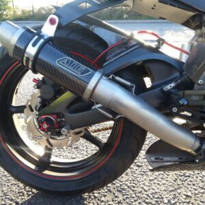 Stock Clearance <p>Yamaha YZF R6 2003-2005<p>A16 Carbon Moto GP Exhaust with Big Bore Pipework